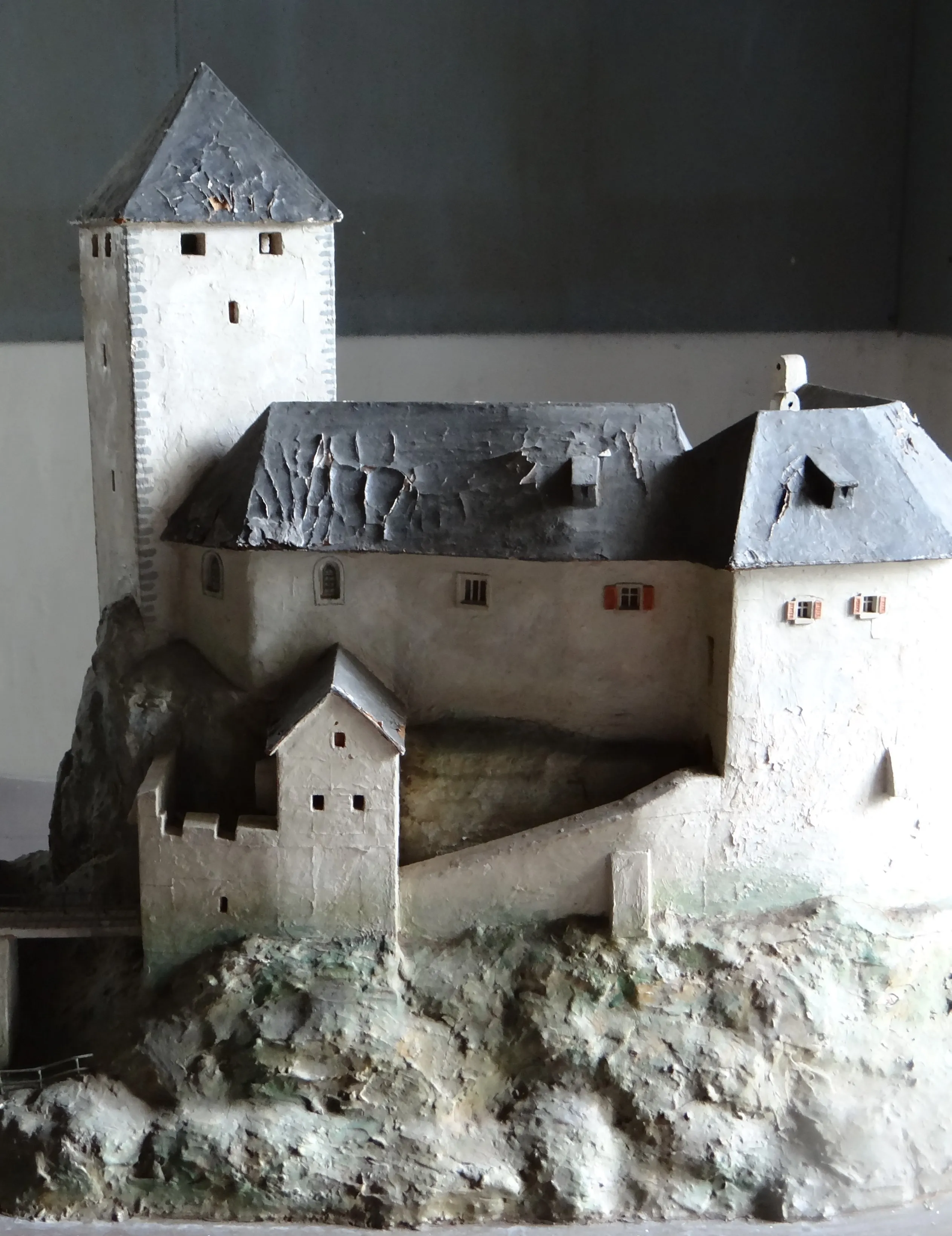 Modelle von Burgen und Schlössern