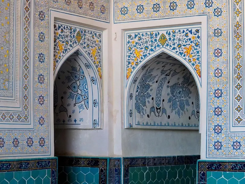 In der Kok-Gumbaz-Moschee in Shahrisabz