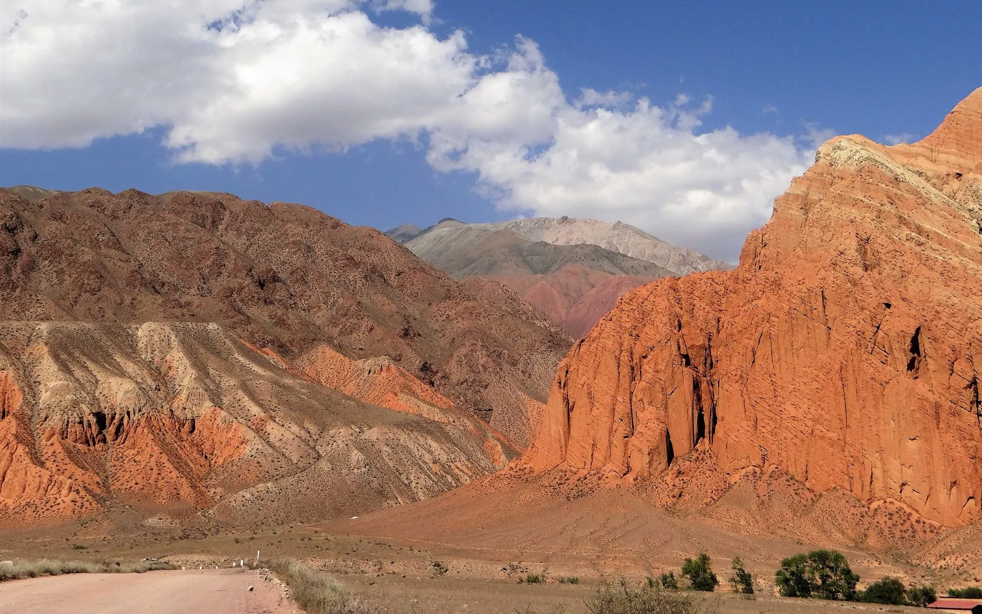 Rote Felsschluchten des Char Canyon