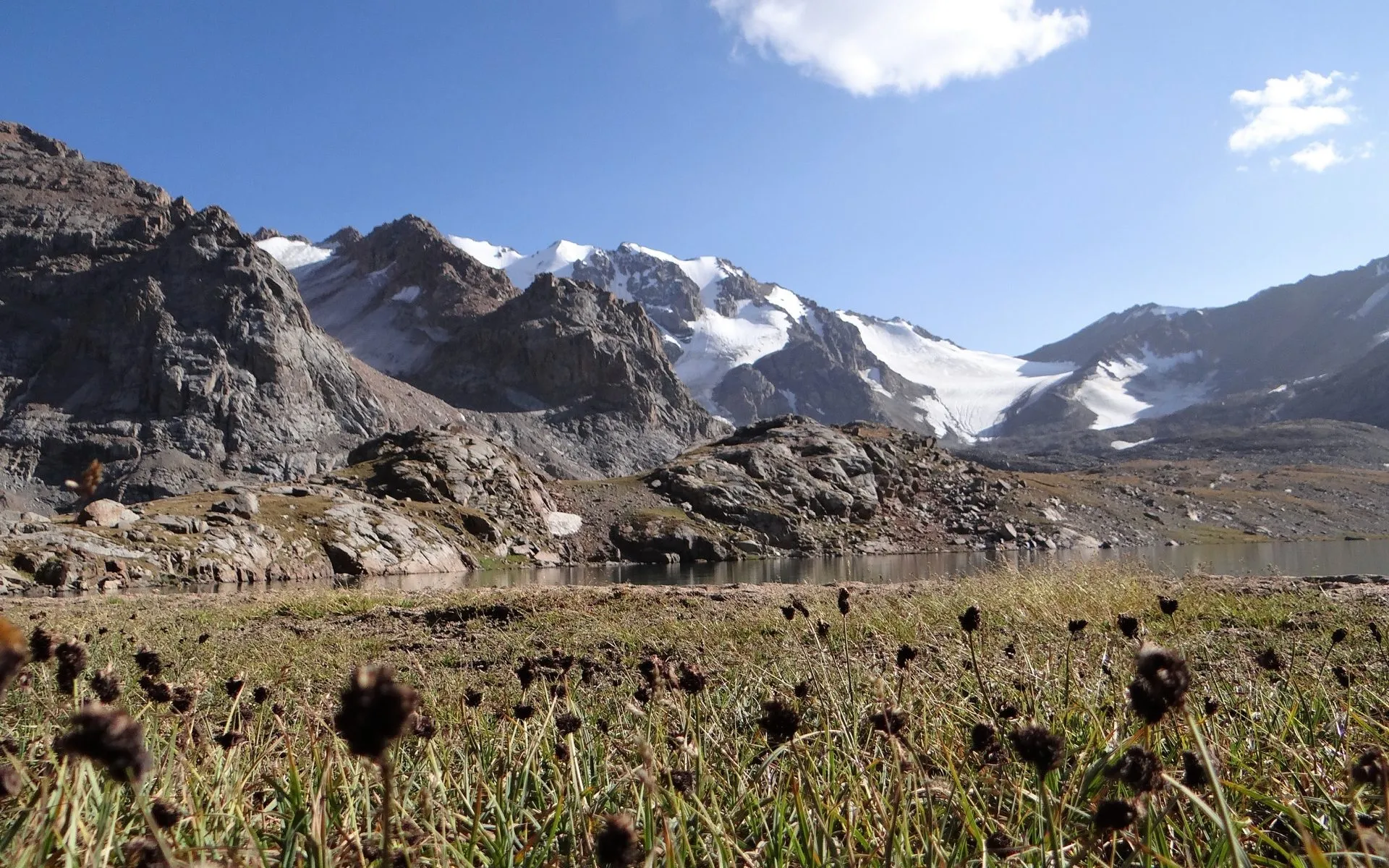 Gletschersee im Hochgebirge