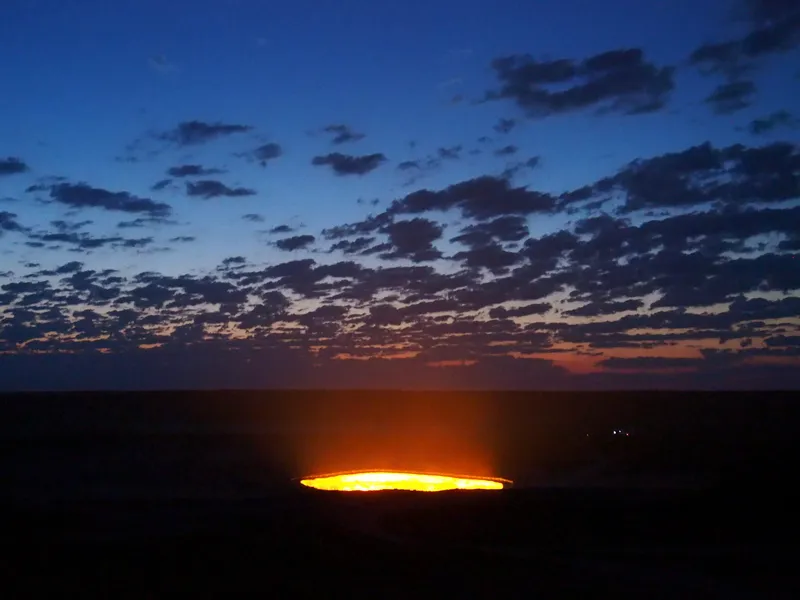 Morgenstimmung am Tor zur Hölle